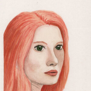 Portrait rothaarige Frau