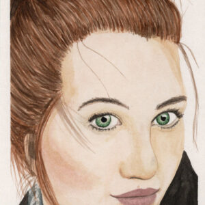 Portrait brünette Frau